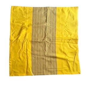 Retro Yellow Colorful Stripes Dinner Cloth Napkins Set of  8 Southwestern 20.5"